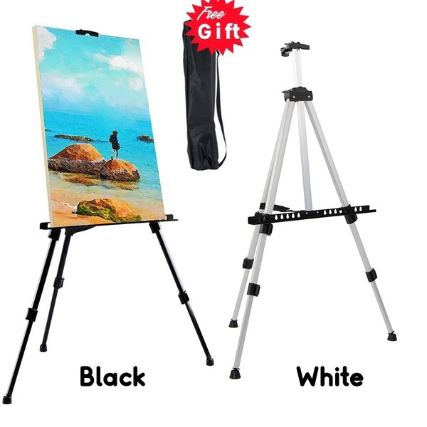 Artist Easel Stand Metal Artist Tripod Paint Stand Drawing Didplaying with  Bag