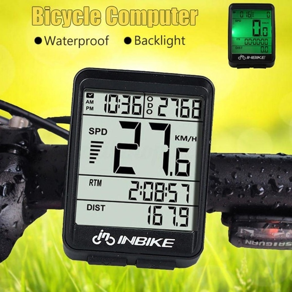 Bike speedometer with online calorie counter