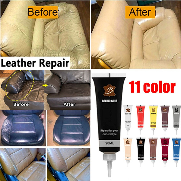 20ML Advanced Leather Repair Gel Repair Kit For Furniture Car Seats Sofa  Scratch Holes