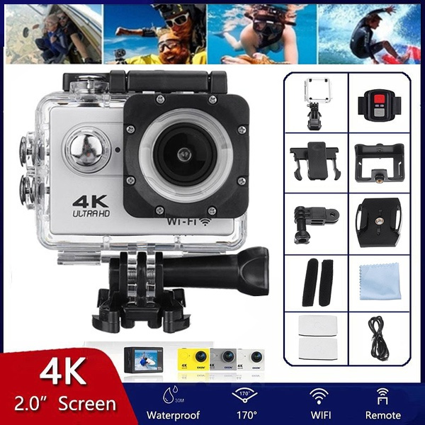 Action Camera With Ultra HD 1080p Screen Underwater 30m Waterproof Sport Camera Extreme Pro Cam Video Camcorder Not With Micro SDHC | Wish