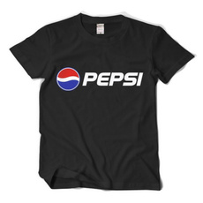 Summer, Printed T Shirts, pepsi, Round Collar