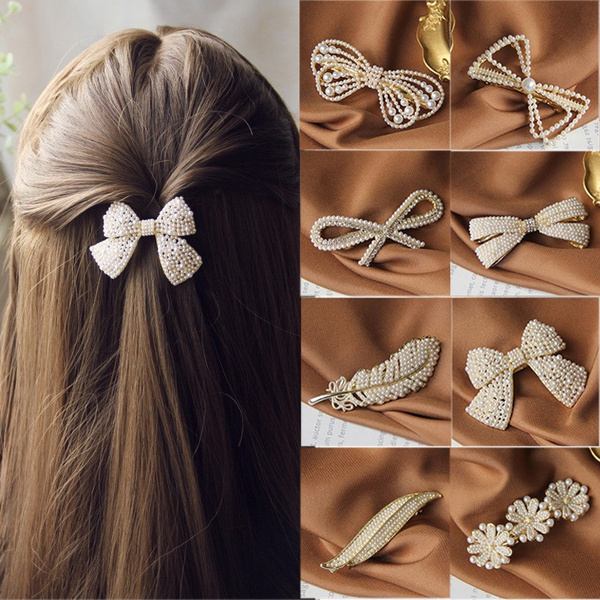 12 Styles Rhinestone Alloy Hairpin Side Bangs Clip Pearl Bow Feather Spring Clip Women's Korean Bowknot Top Clip Hair Accessories | Wish 12 Styles Rhinestone Alloy Hairpin Side Bangs Clip Pearl Bow Feather Spring Clip Women's Korean Bowknot Top Clip Hair Accessories | Wish