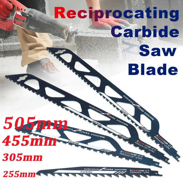 Reciprocating Concrete Cement Board Brick Sabre Saw Blade Wood Meta 