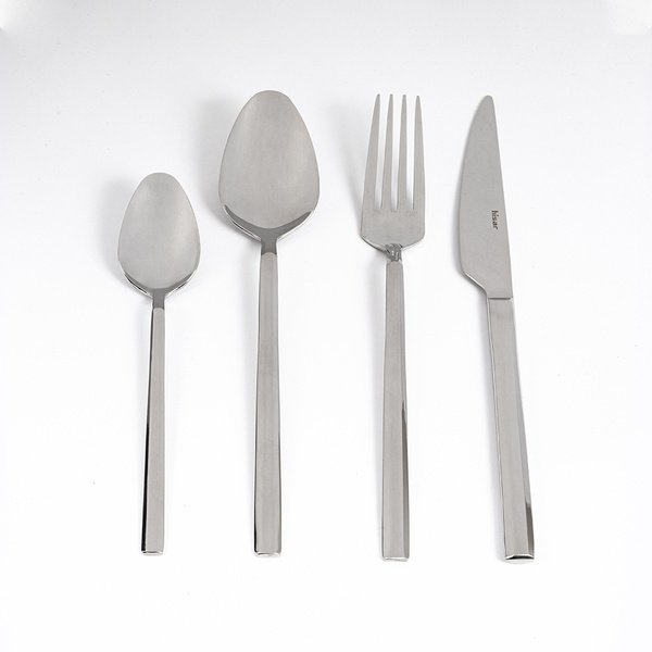 Hisar 24 Pieces Fethiye Silverware Set , Silverware Set for 6 , Kitchen