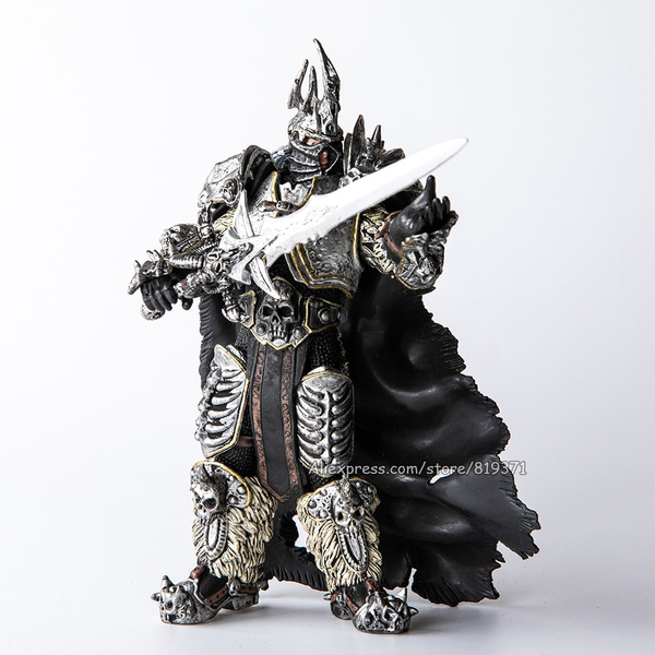 World Of Warcraft GAME Death Knight Arthas Menethil Ner'zhul Lich King  Frostmourne Resin Figurine Model Action Figures Toys