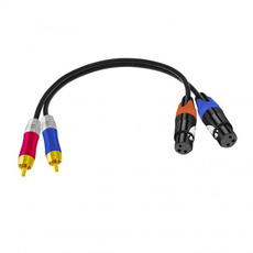 microphonecable, 2xlrto2rca, Audio Cable, femaletomale