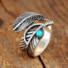 Sterling, bohemiaring, 925 silver rings, Turquoise