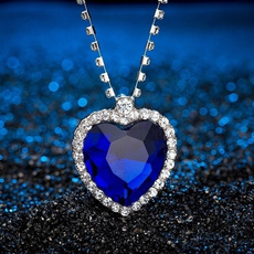 Blues, Heart, velvet, Jewelry