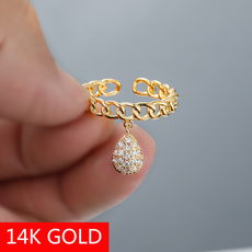 DIAMOND, Chain, gold, Engagement Ring