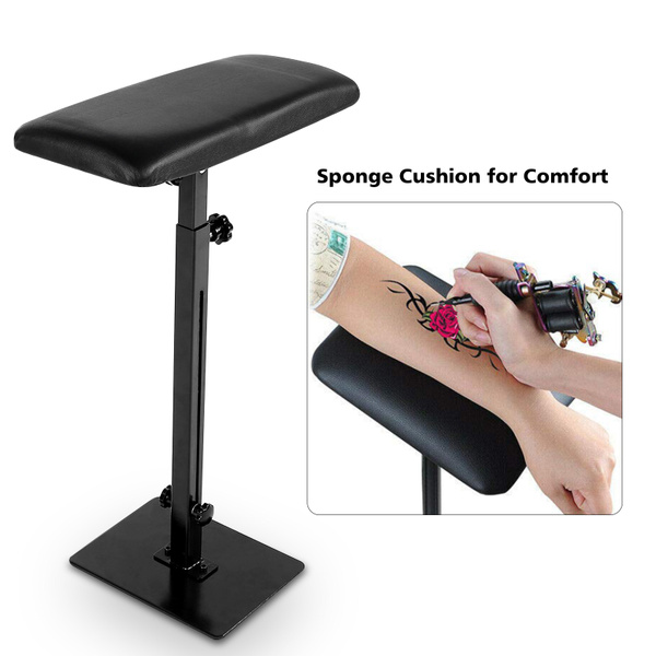 Professional Tattoo Armrest Adjustable Height Leg Rest Stand Arm Bar Pad Tattoo Tool Wish