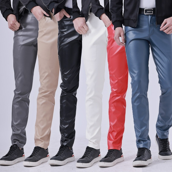 Stretch pu outlet trousers