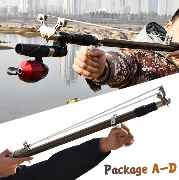 Telescopic Stainless Steel Slingshot Outdoor Shooting Hunting