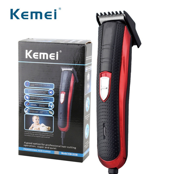 Kemei KM203B Professional Electric Hair Clipper Corded Hair Beard