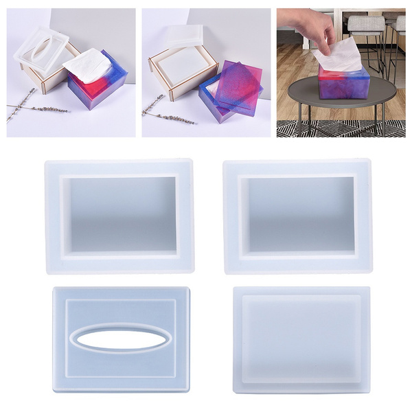 Resin Molds Silicone Jewelry Box Molds Crystal Epoxy Mold Gift