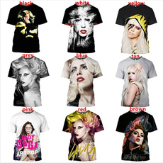 Lady GaGa, Mens T Shirt, beachtshirt, Fashion