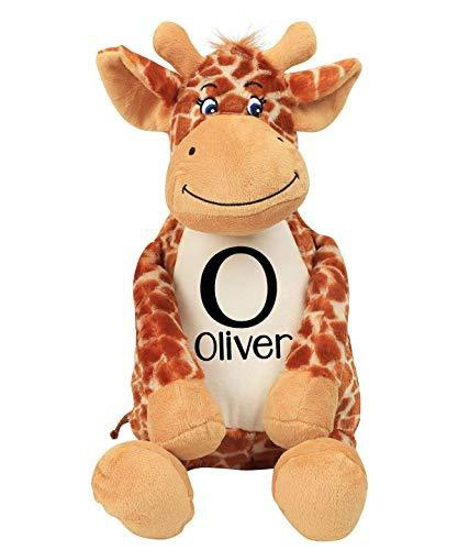 Personalised Giraffe Bear Personalised Initial Childrens Gifts Christmas Teddy 