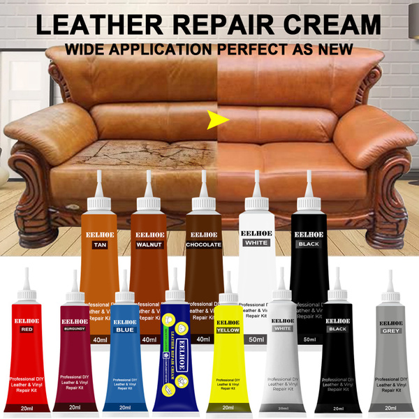Kit Leather Repair Furniture, Leather Sofa Dye Kit Black