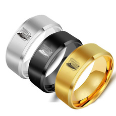 Couple Rings, Steel, Jewelry, Stainless Steel