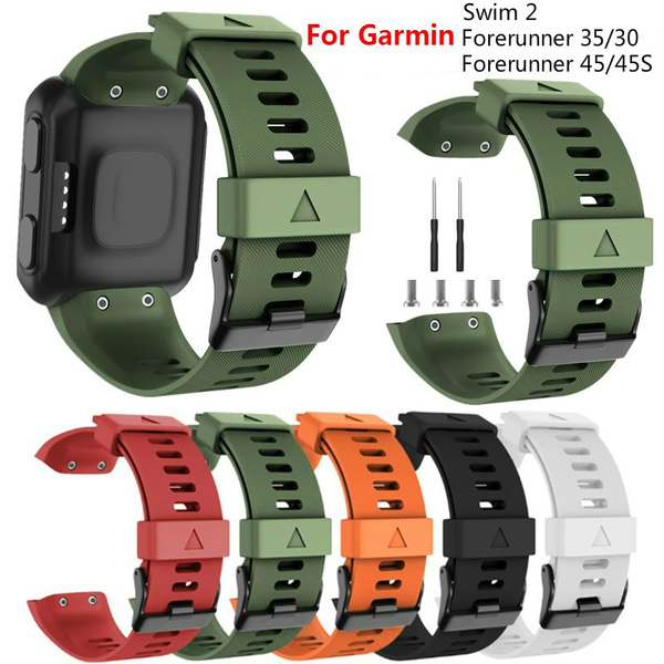 Soft Silicone Smart Watch Band For Garmin Forerunner 35 30 45S 45