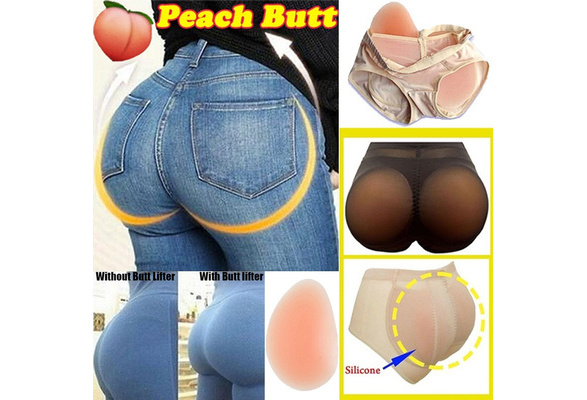 Plus Size XS-2XL Silicone Buttocks Pads Butt Enhancer body Shaper Panty  Tummy Control Girdle Booty Hip Up Silicone Pad Panty