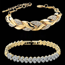 Charm Bracelet, Sterling, Fashion, gold