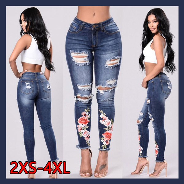 Wish clearance ripped jeans