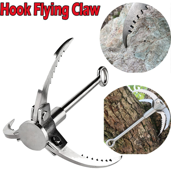 Outdoor Survival Climbing Claw Field Fish Pond Water Grass Hook  Mountaineering Tools Survival Hook Flying Claw Climbing Claw