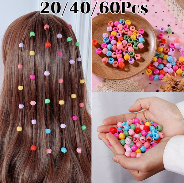 Mini Hair Claw Clips 40pcs For Girls Cute Candy Colors Plastic Braid Accessories