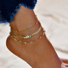 Summer, Chain, gold, leaves