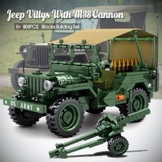 Gifts, Lego, Jeep, cannon