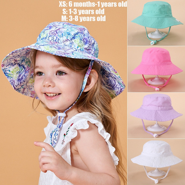 Details about   Baby Boy Girls Sun Hat Children Outdoor Anti UV Protection Beach Caps Summer Hat