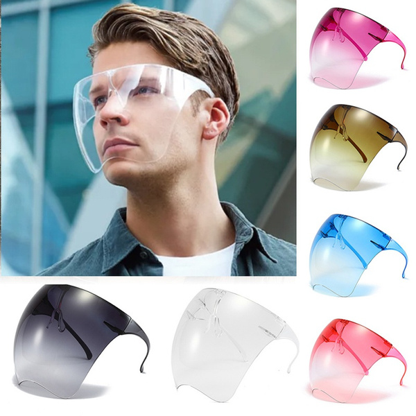 Transparente Brille Visiergesicht Clear Shield Schutzgesichtsschutz Anti-Fog 