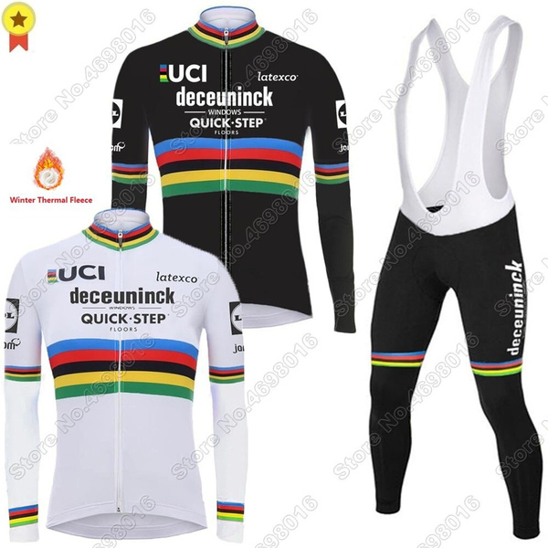 Deceuninck Quick Step Cycling Jersey Set 2021 World Champion Bike