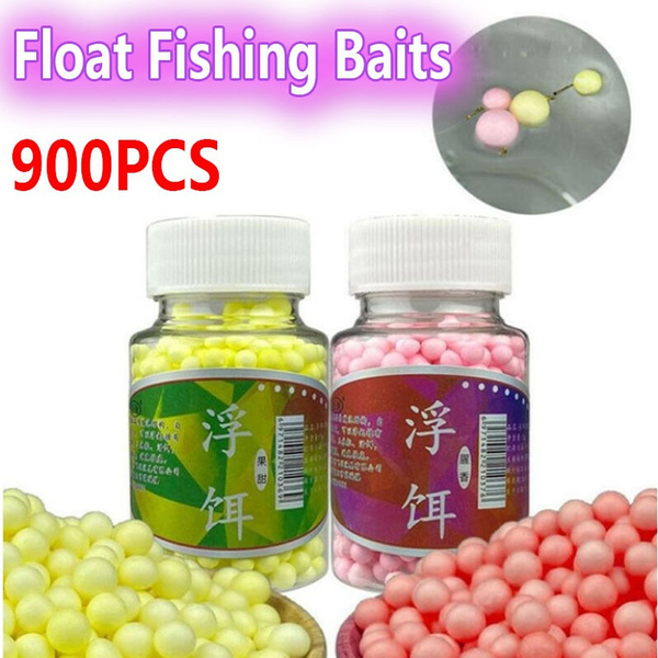 900pcs Soft Carp Fishing Bait Lure Ups Float Ball Floating Beads Boilies  Rig Popup Fishing Bait