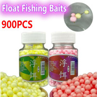 LJSLYJ Smell Pop Up Carp Fishing Bait Floating Ball Beads Feeder Artificial Carp Baits Lure for Saltwater Fresh Water Fishing yellow,14mm