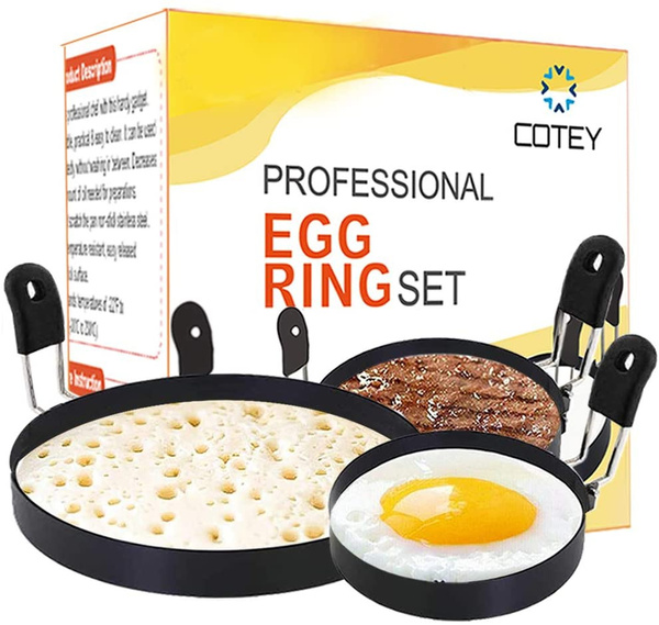 Fried Egg Mold Round Egg Ring Mold Egg Cooker Accessories Fried