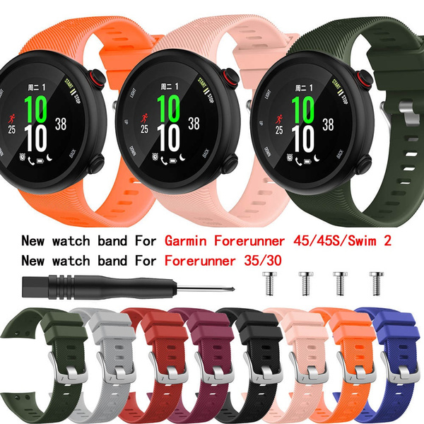 2021 2022 New Soft Silicone Watch Band Strap For Garmin Forerunner