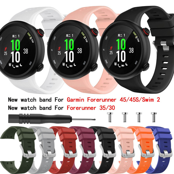 Silicone For Garmin Forerunner 45s Replacement Bracelet Watchband