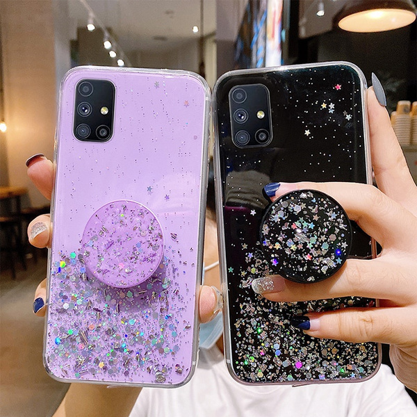 Capa Samsung A02S, Capa Galaxy A02S, Capa Bling para Samsung Galaxy A52 A72  A42 A32 A12 A02S A71 A51 A41 A31 A21S M51 M31 A70 A50 S21 Ultra S20 FE S10  Plus