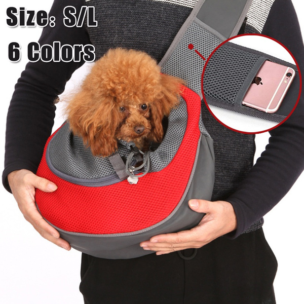 Sling Pet Dog Cat Carrier Tote Single Shoulder Bag Handbag Outdoor Stroll Pouch 