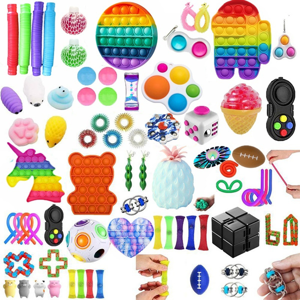 29pack Figet Toys Anti Stress Toy Set Adults Kids Sensory Antistress Relief Toys