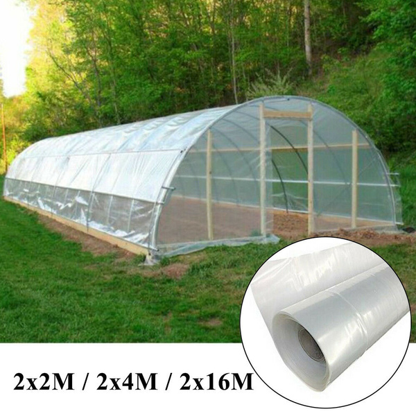 Greenhouse-Polytunnel Cover Clear Film Sheeting Plastic Film Foil Cover-GARDEN 