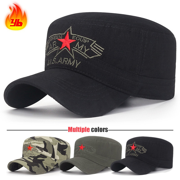 GOLDY&WENDY Camo Snapback Hat – Adjustable Flat Brim Baseball Cap, Army Camouflage, Unisex - View #10