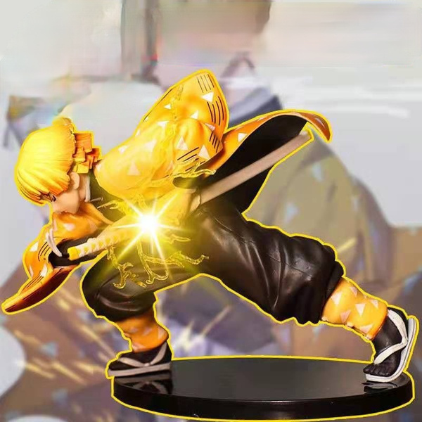 Demon Slayer Agatsuma Zenitsu Action Figures Thunderclap and Flash ...