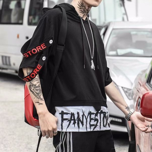 Summer Men T Shirt Street Style Printed 