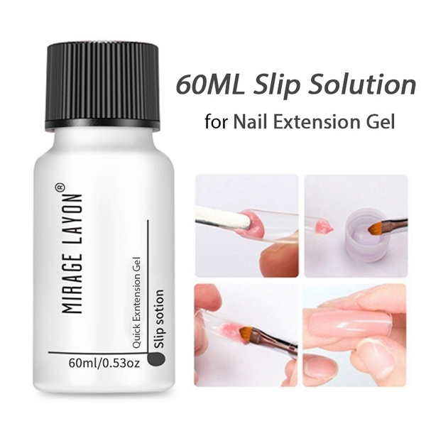 60ml Slip Solution For Nail Extension Gel AntiStick UV Gel Nail liquid