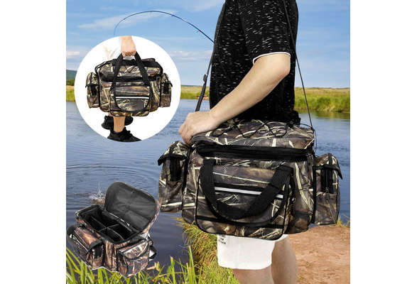Large Capacity Fishing Tackle Bag Waterproof Fishing Tackle