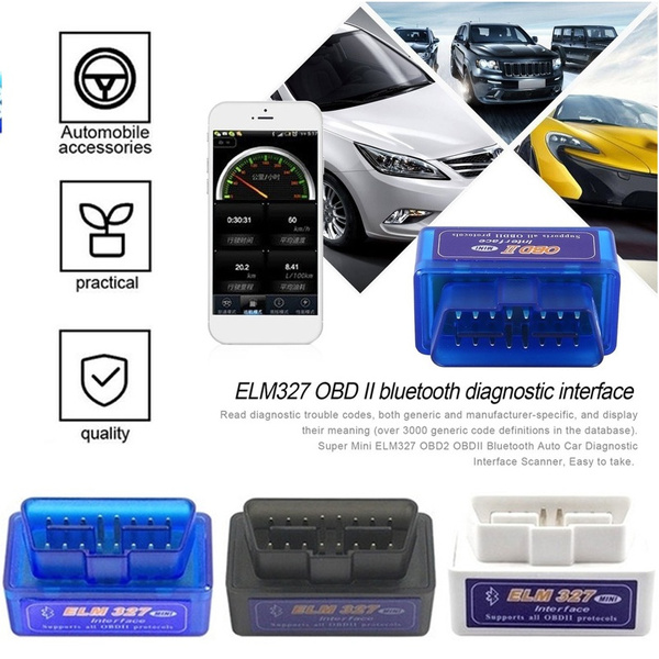 ELM327 OBD2 OBDII Bluetooth Car Auto Diagnostic Scanner &
