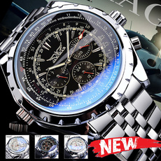 Chronograph, Stainless Steel, classic watch, Mechanical