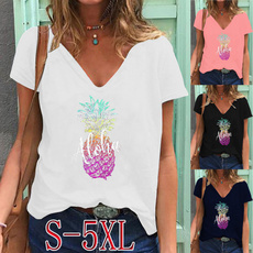 blouse, Summer, Plus Size, Graphic T-Shirt
